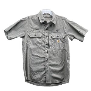Carhartt Ripstop Cargo Shirt Mens Medium Utility Workwear Skate Camping Mechanic